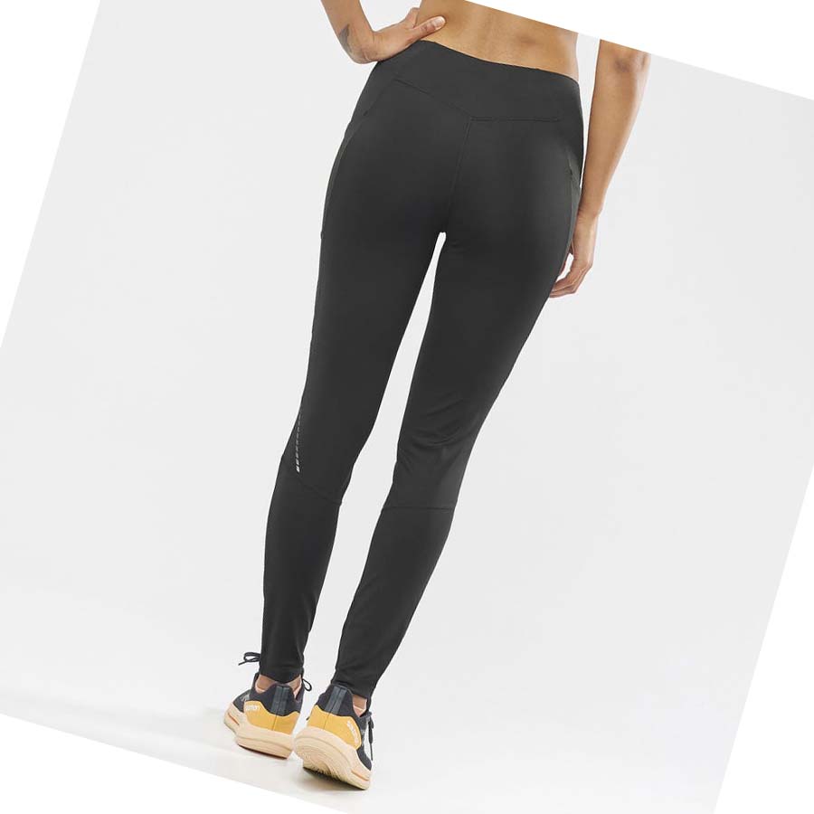 Pantalones Salomon CROSS RUN 28'' Mujer Negros | MX 2369WNB